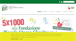 Desktop Screenshot of fondazionepoc.org